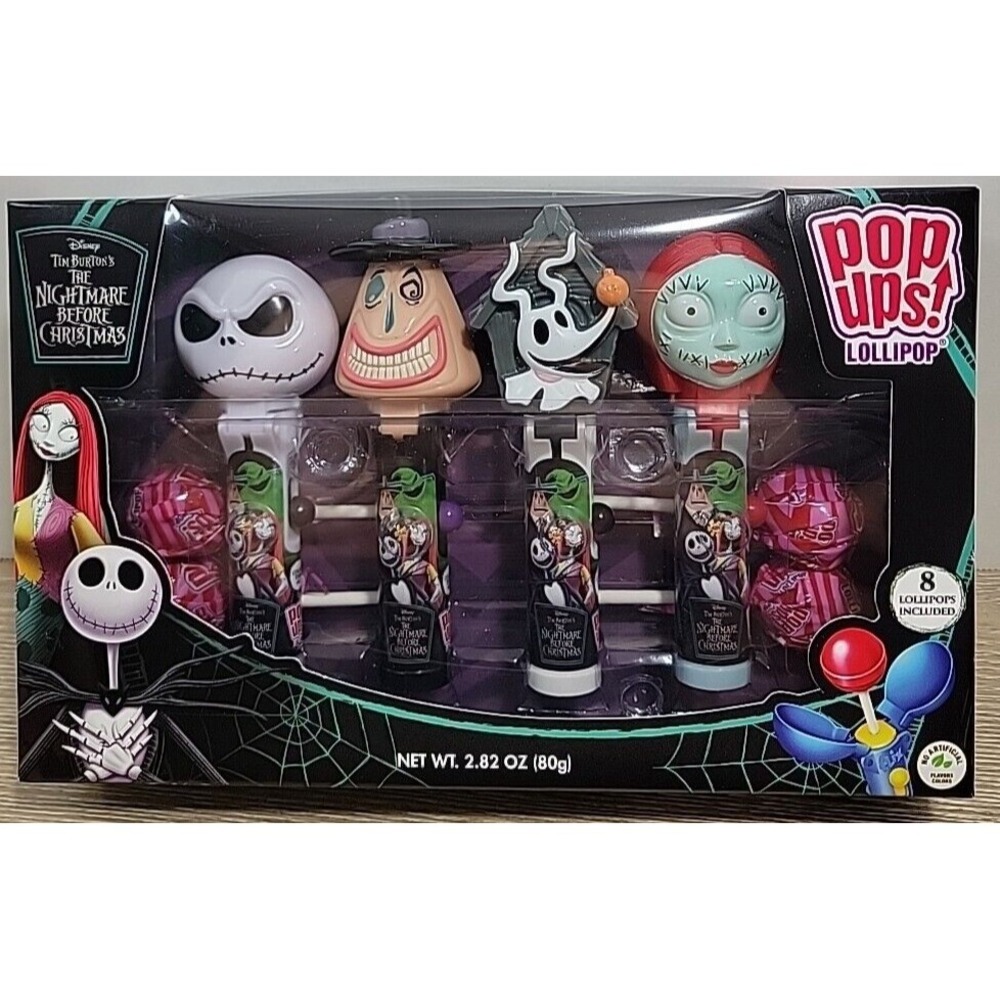 Disney THE NIGHTMARE BEFORE CHRISTMAS Pop Ups Lollipop Tim Burton Gift Box 2024